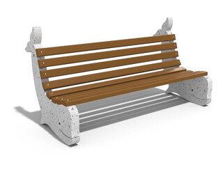 Bancă spătar BB20