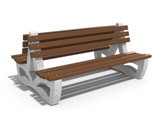 Bancă spătar BB23